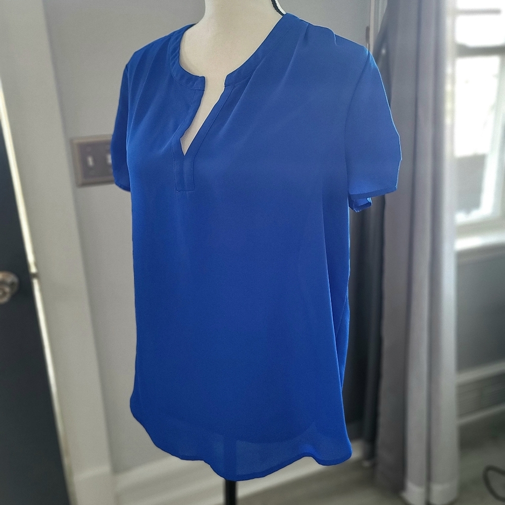 PLEIONE Women's Small Short Sleeved Blouse
